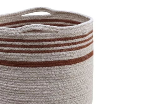 Lorena Canals Boîtes Et Paniers De Rangements Enfant Panier En Coton Marron Ø30x30 5 Lorena Canals Boîtes Et Paniers De Rangements Enfant Panier En Coton Marron Ø30x30 – Image 3