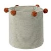 Lorena Canals Boîtes Et Paniers De Rangements Enfant Panier En Coton Naturel Et Terre Cuite 30xØ30 -Coussins enfant Soldes 2022 panier en coton naturel et terre cuite 30xoe30 1