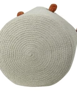 Lorena Canals Boîtes Et Paniers De Rangements Enfant Panier En Coton Naturel Et Terre Cuite 30xØ30 -Coussins enfant Soldes 2022 panier en coton naturel et terre cuite 30xoe30 4