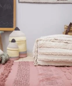 Lorena Canals Boîtes Et Paniers De Rangements Enfant Panier En Forme De Crayon En Coton Jaune Ø25x45 -Coussins enfant Soldes 2022 panier en forme de crayon en coton jaune oe25x45 5