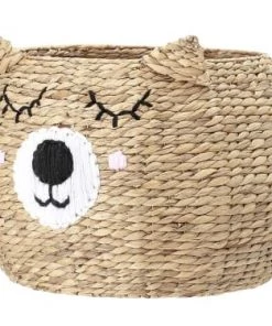 Bloomingville Boîtes Et Paniers De Rangements Enfant Panier Petit Ours Jacinthe D'eau H40cm -Coussins enfant Soldes 2022 panier petit ours jacinthe d eau h40cm 2