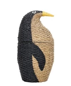 Bloomingville Boîtes Et Paniers De Rangements Enfant Panier Pingouin Herbe De Bankuan H69cm