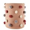 Maisons Du Monde Boîtes Et Paniers De Rangements Enfant Panier Rose Pompons Multicolores -Coussins enfant Soldes 2022 panier rose pompons multicolores 1000 2 10 206773 1