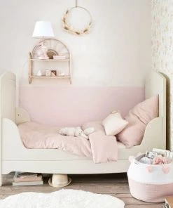 Maisons Du Monde Boîtes Et Paniers De Rangements Enfant Panier Tressé Rose Et Blanc à Pompons -Coussins enfant Soldes 2022 panier tresse rose et blanc a pompons 1000 11 6 206646 6