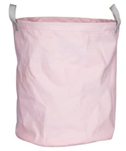 Sauthon Boîtes Et Paniers De Rangements Enfant Panière De Rangement Tissu 31x39x31cm En Coton Rose