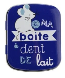 Amadeus Accessoires De Salle De Bain Enfant Petite Boite à Dents De Lait En Métal -Coussins enfant Soldes 2022 petite boite a dents de lait en metal 1
