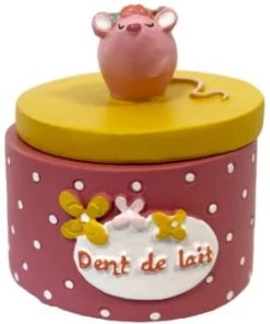 Amadeus Accessoires De Salle De Bain Enfant Petite Boite à Dents De Lait Rose Pastel -Coussins enfant Soldes 2022 petite boite a dents de lait rose 5
