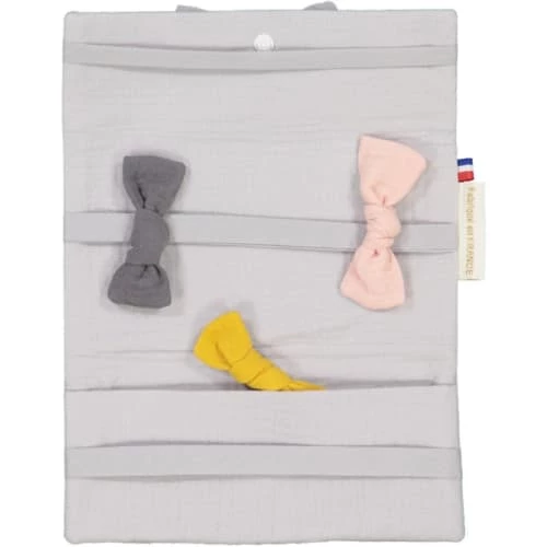 Chouchouette Accessoires De Salle De Bain Enfant Pochette à Barrettes Grise 4 Chouchouette Accessoires De Salle De Bain Enfant Pochette à Barrettes Grise – Image 2