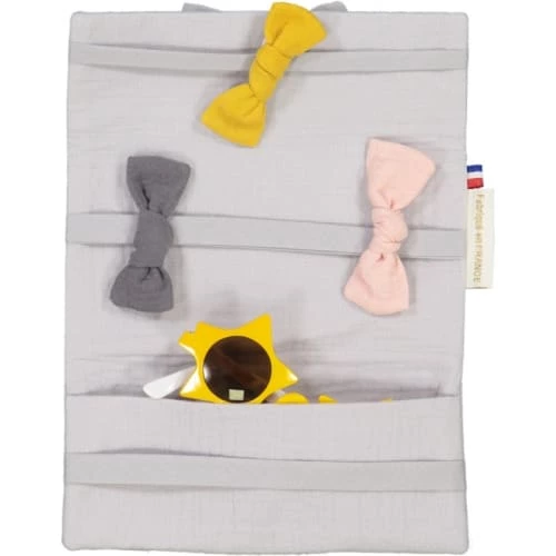 Chouchouette Accessoires De Salle De Bain Enfant Pochette à Barrettes Grise 5 Chouchouette Accessoires De Salle De Bain Enfant Pochette à Barrettes Grise – Image 3