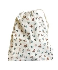 Cocoeko Boîtes Et Paniers De Rangements Enfant Pochon En Coton Bio Imprimé Noisette -Coussins enfant Soldes 2022 pochon en coton bio imprime noisette 3