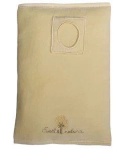 Eveil Et Nature Accessoires De Salle De Bain Enfant Protége Carnet De Santé Coton Bio Jaune