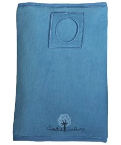 Eveil Et Nature Accessoires De Salle De Bain Enfant Protége Carnet De Santé Coton Bio Lagon