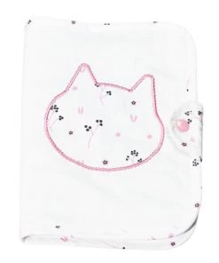 BabyPrice Accessoires De Salle De Bain Enfant Protege Carnet De Sante En Coton Blanc