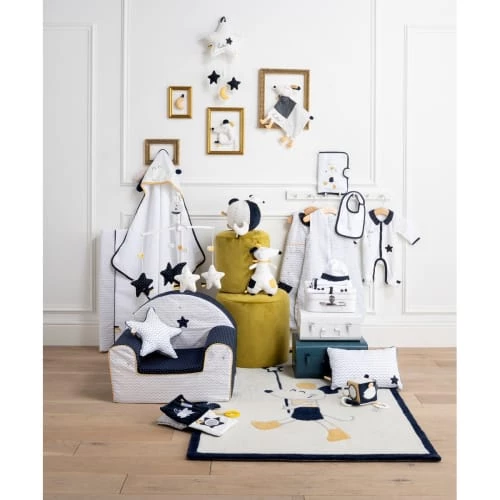 Sauthon Accessoires De Salle De Bain Enfant Protege Carnet De Sante En Coton Blanc 6 Sauthon Accessoires De Salle De Bain Enfant Protege Carnet De Sante En Coton Blanc – Image 4