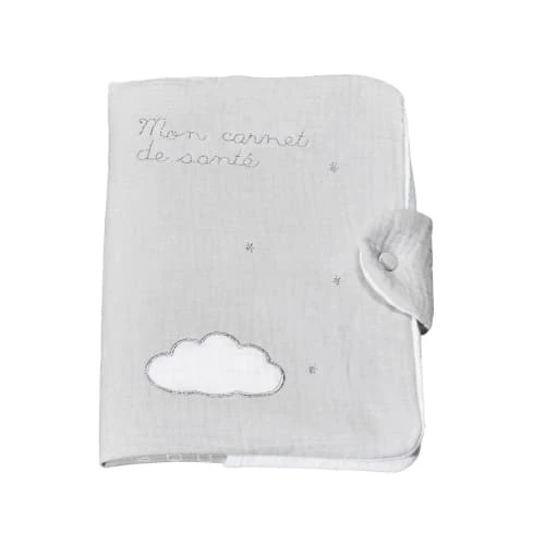 Sauthon Accessoires De Salle De Bain Enfant Protège Carnet De Santé En Coton Gris 3 Sauthon Accessoires De Salle De Bain Enfant Protège Carnet De Santé En Coton Gris