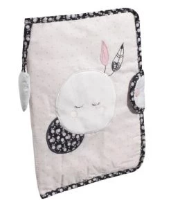 Sauthon Accessoires De Salle De Bain Enfant Protège Carnet De Santé En Coton Rose