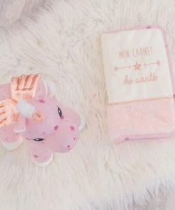 Home Maison Accessoires De Salle De Bain Enfant Protège Carnet De Santé Enfant Jolly Rose/Ecru 26x17 -Coussins enfant Soldes 2022 protege carnet de sante enfant jolly rose ecru 26x17 3