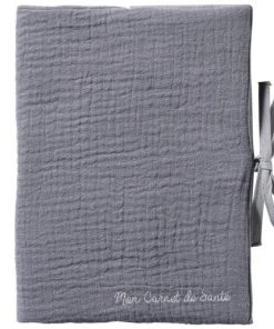 BB & Co Accessoires De Salle De Bain Enfant Protège Carnet De Santé Gris Foncé Mix & Match