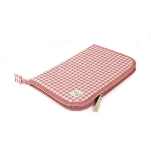 Walking Mum Accessoires De Salle De Bain Enfant Protège Carnet De Santé I Love Vichy Rose 5 Walking Mum Accessoires De Salle De Bain Enfant Protège Carnet De Santé I Love Vichy Rose – Image 3