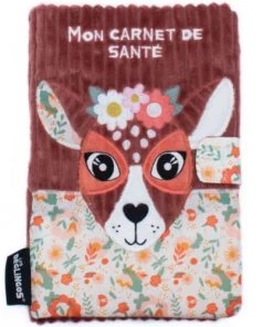 Les Déglingos Accessoires De Salle De Bain Enfant Protège Carnet De Santé Mélimélos La Biche