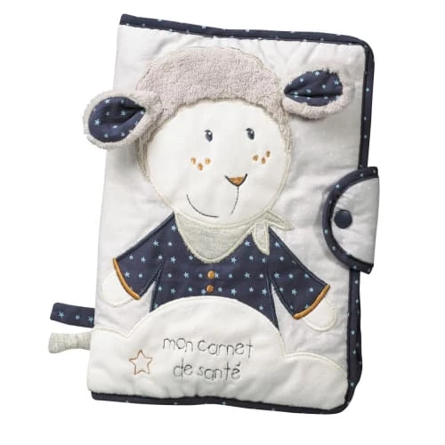 Sauthon Accessoires De Salle De Bain Enfant Protège Carnet De Santé Mouton En Coton Blanc 3 Sauthon Accessoires De Salle De Bain Enfant Protège Carnet De Santé Mouton En Coton Blanc