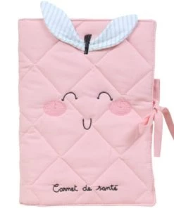 Little Crevette Accessoires De Salle De Bain Enfant Protège Carnet De Santé Pomme D'amour