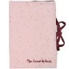 BB & Co Accessoires De Salle De Bain Enfant Protège Carnet De Santé Rose à Pois Dorés -Coussins enfant Soldes 2022 protege carnet de sante rose a pois dores