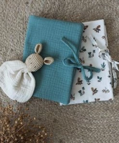 Cocoeko Accessoires De Salle De Bain Enfant Protège Carnet De Santé Vert Eucalyptus -Coussins enfant Soldes 2022 protege carnet de sante vert eucalyptus 2