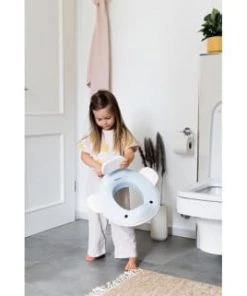 Kindsgut Accessoires De Salle De Bain Enfant Réducteur De Toilette Baleine Pour Enfants Bleu Clair -Coussins enfant Soldes 2022 reducteur de toilette baleine pour enfants bleu clair 2