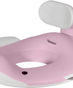 Kindsgut Accessoires De Salle De Bain Enfant Réducteur De Toilette Baleine Pour Enfants Rose Pâle