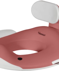 Kindsgut Accessoires De Salle De Bain Enfant Réducteur De Toilette Baleine Pour Enfants Vieux Rose