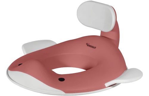 Kindsgut Accessoires De Salle De Bain Enfant Réducteur De Toilette Baleine Pour Enfants Vieux Rose 3 Kindsgut Accessoires De Salle De Bain Enfant Réducteur De Toilette Baleine Pour Enfants Vieux Rose