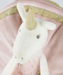 Maisons Du Monde Boîtes Et Paniers De Rangements Enfant Sac à Dos Licorne Rose Et écru -Coussins enfant Soldes 2022 sac a dos licorne rose et ecru 1000 1 20 193376 3