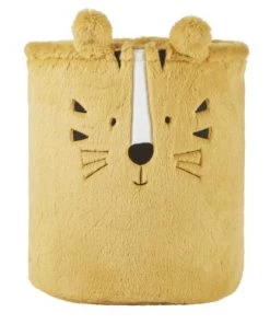 Maisons Du Monde Boîtes Et Paniers De Rangements Enfant Sac De Rangement Enfant Tigre Imitation Fourrure Orange