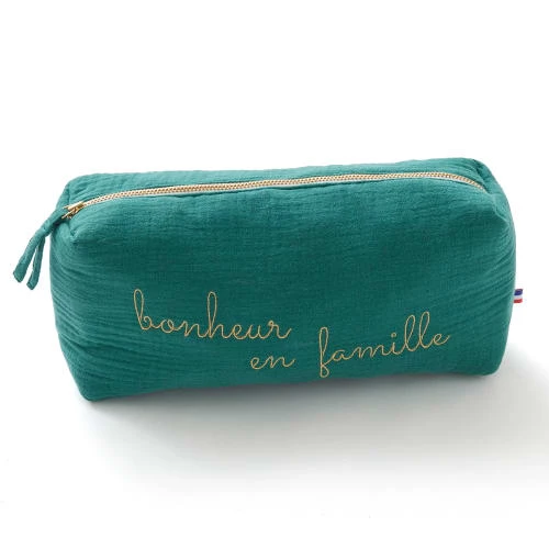 Cocoeko Accessoires De Salle De Bain Enfant Trousse De Toilette Bonheur En Famille Vert Sapin 3 Cocoeko Accessoires De Salle De Bain Enfant Trousse De Toilette Bonheur En Famille Vert Sapin