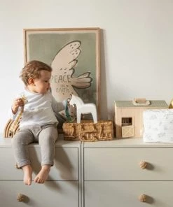 Cocoeko Accessoires De Salle De Bain Enfant Trousse De Toilette Coton Bio Imprimé Figuier -Coussins enfant Soldes 2022 trousse de toilette coton bio imprime figuier 4