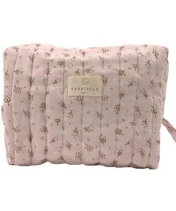 Gabrielle Paris Accessoires De Salle De Bain Enfant Trousse De Toilette En Gaze De Coton Bio à Motifs Blanc -Coussins enfant Soldes 2022 trousse de toilette en gaze de coton bio a motifs rose clair 6