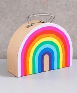 Rico Design Boîtes Et Paniers De Rangements Enfant Valise En Carton Semi-circulaire à Décorer 20x15x7cm -Coussins enfant Soldes 2022 valise en carton semi circulaire a decorer 20x15x7cm 2