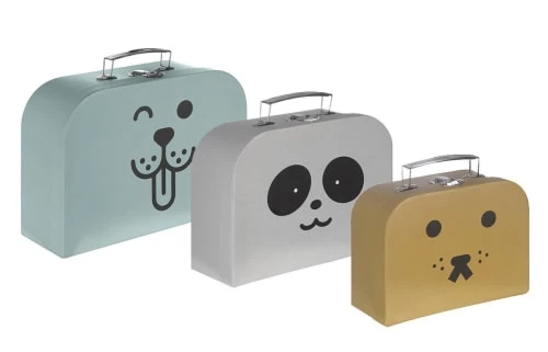 Kindsgut Boîtes Et Paniers De Rangements Enfant Valises En Carton Lot De 3 Tailles Motifs Animaux 3 Kindsgut Boîtes Et Paniers De Rangements Enfant Valises En Carton Lot De 3 Tailles Motifs Animaux