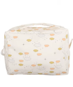 Chouchouette Accessoires De Salle De Bain Enfant Valisette De Toilette Nuages Ivoire