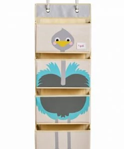 3 Sprouts Boîtes Et Paniers De Rangements Enfant Vide-poches à Suspendre Autruche